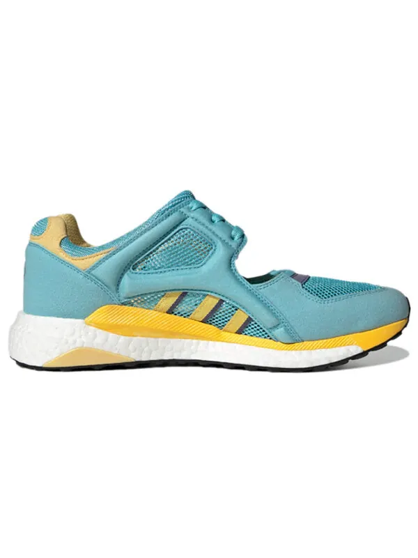 Кроссовки human made x eqt racing 'light blue' Adidas — изображение 2 из 4, синий/желтый