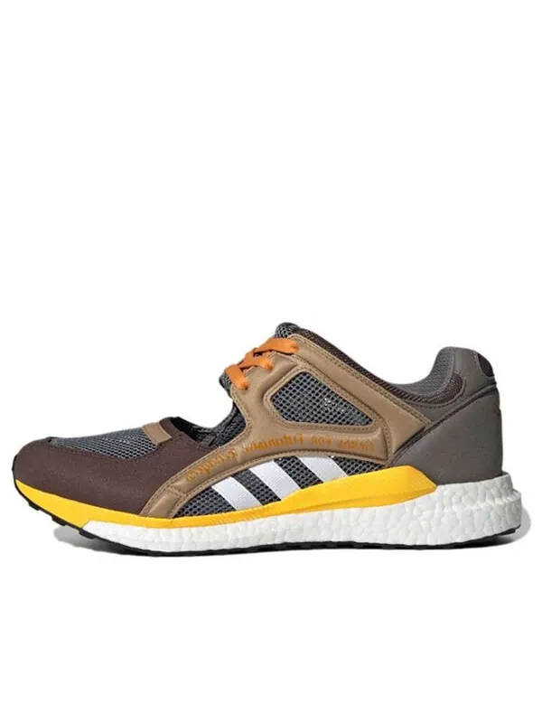 Кроссовки human made x eqt racing 'cardboard' Adidas — изображение 1 из 4, серый/коричневый/желтый