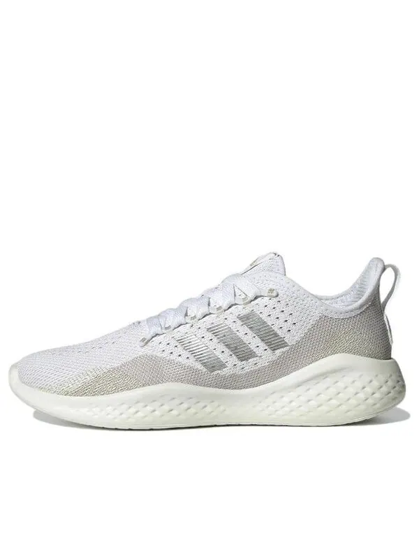 Кроссовки (WMNS) adidas Fluidflow 2.0 'Aluminium Matte Silver' — изображение 1 из 4, белый/серый