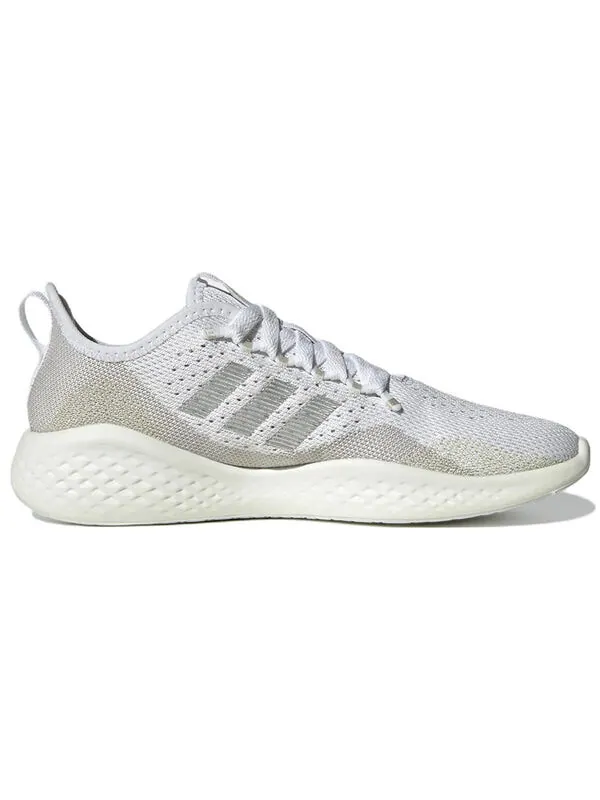 Кроссовки (WMNS) adidas Fluidflow 2.0 'Aluminium Matte Silver' — изображение 2 из 4, белый/серый