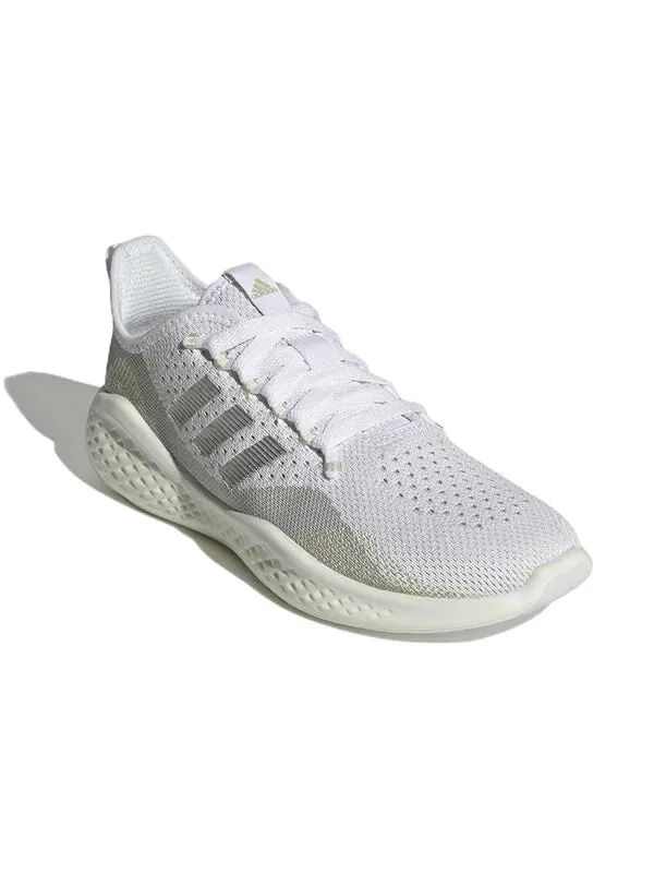 Кроссовки (WMNS) adidas Fluidflow 2.0 'Aluminium Matte Silver' — изображение 3 из 4, белый/серый