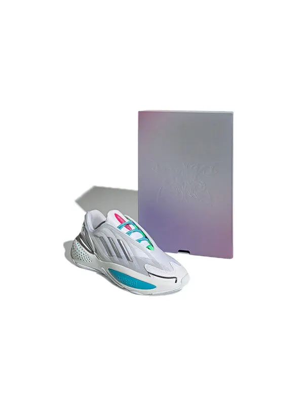 Кроссовки Ruby 9100m x Ozrah Consortium Adidas — изображение 4 из 4, белый/серебристый