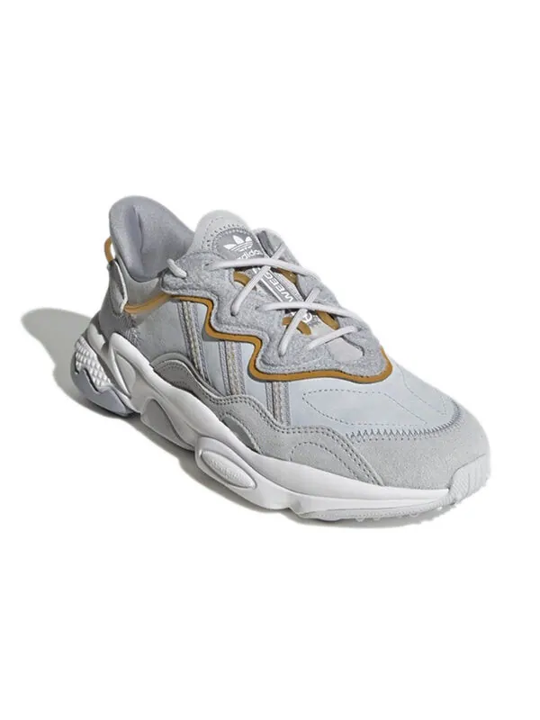 Кроссовки оригиналы ozweego shoes Adidas — изображение 3 из 4, серый/желтый