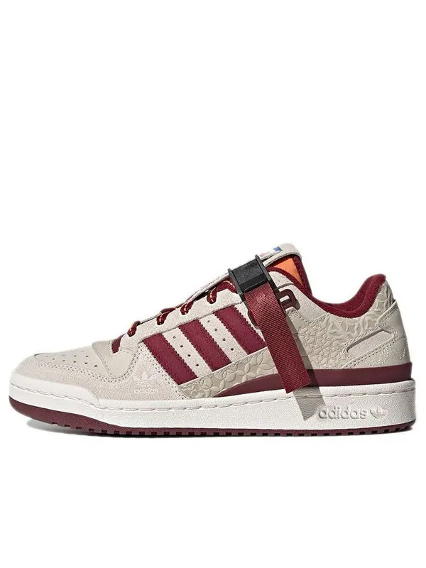 Кроссовки форум низкий Adidas — изображение 1 из 4, кремовый/белый/красный