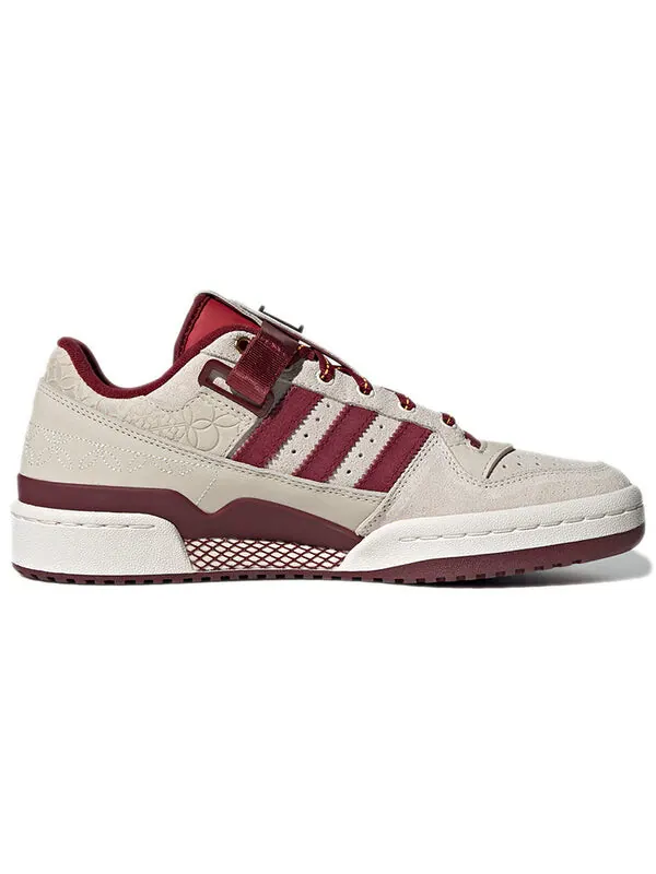 Кроссовки форум низкий Adidas — изображение 2 из 4, кремовый/белый/красный