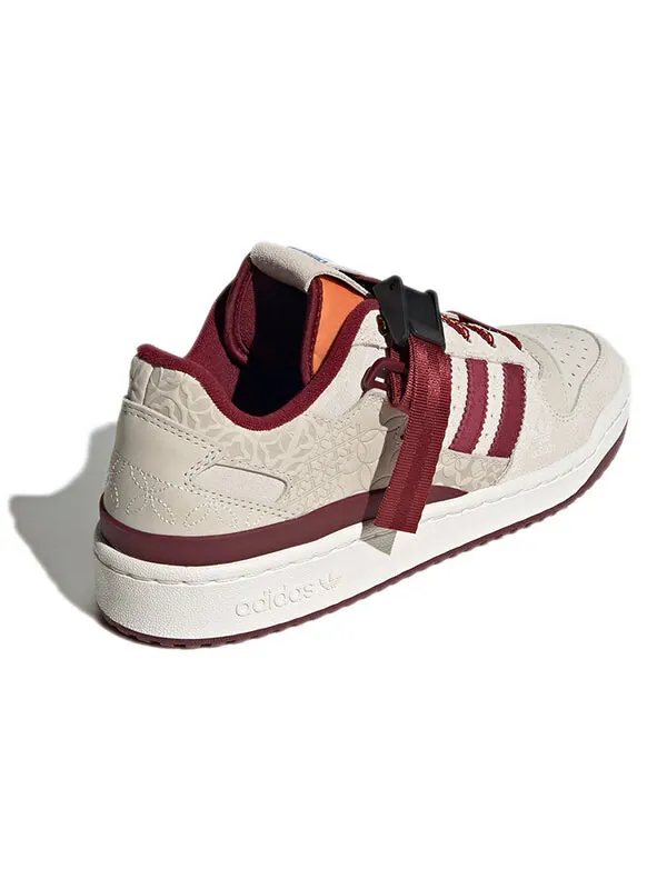 Кроссовки форум низкий Adidas — изображение 4 из 4, кремовый/белый/красный