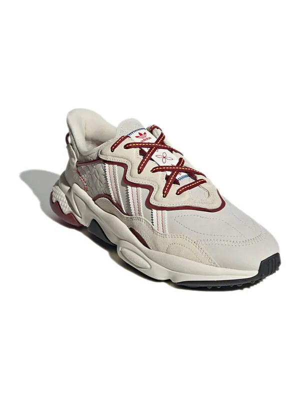 Кроссовки ozweego Adidas — изображение 3 из 4, белый/кремовый/красный
