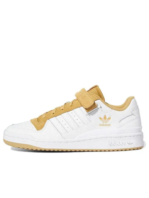 Кроссовки оригиналы форум низкий Adidas — изображение 1 из 4, белый/коричневый