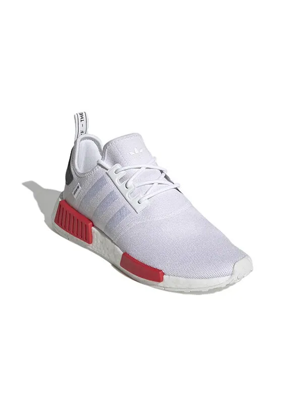 Кроссовки nmd_r1 Adidas — изображение 3 из 4, белый/белый/красный
