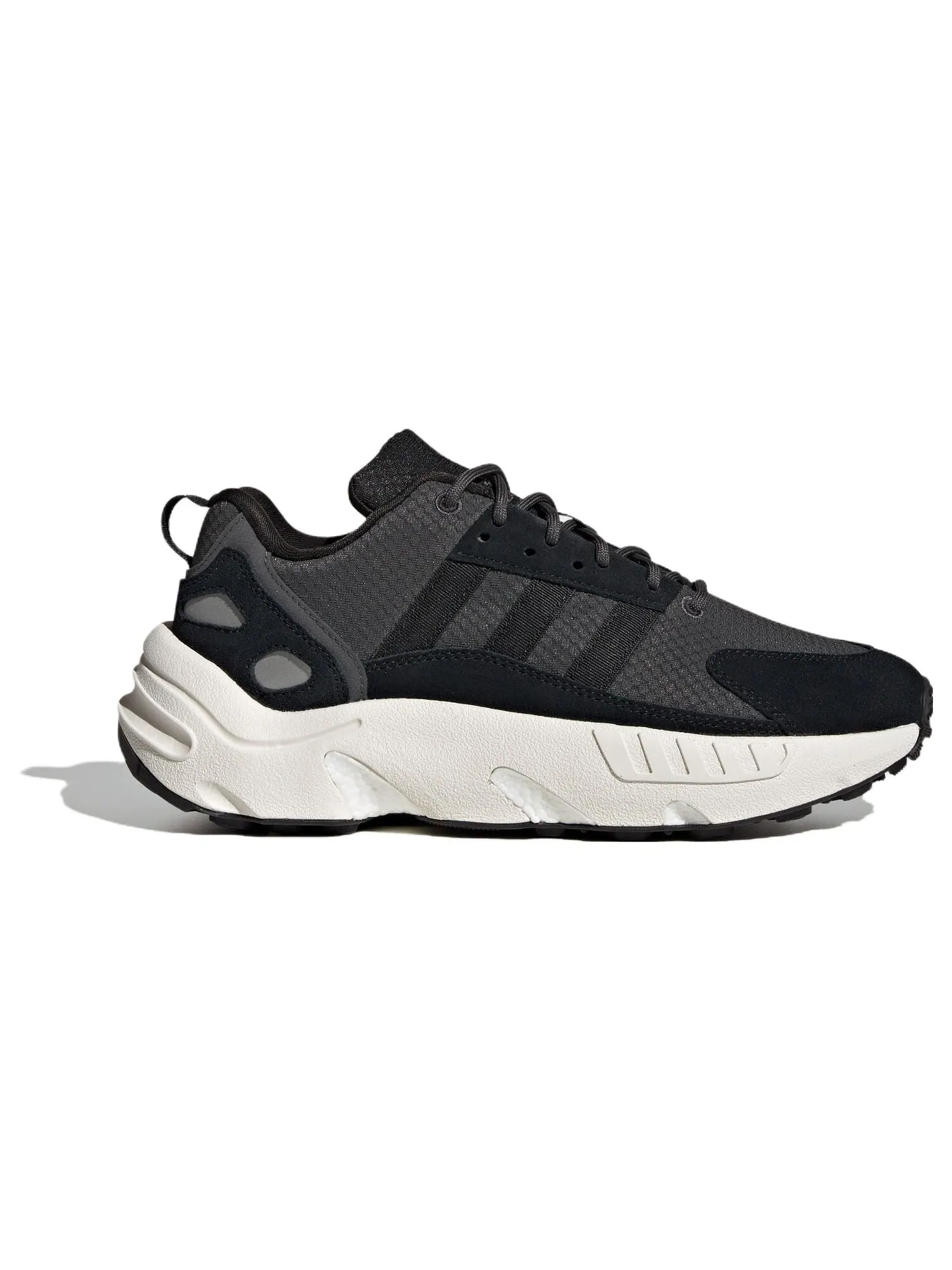 Кроссовки Adidas Originals ZX 22 Boost Unisex Low Top Running — изображение 2 из 6, черный серый