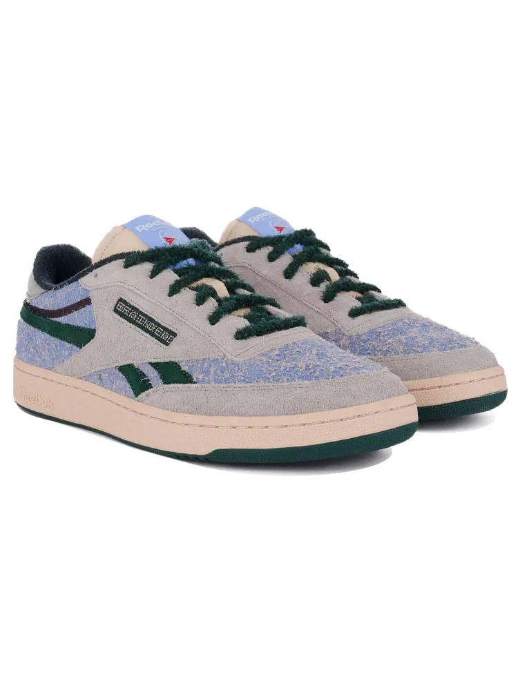 Кеды Reebok Brain Dead x Club C Revenge 'Ecru Dark Forest' — изображение 2 из 5, серый