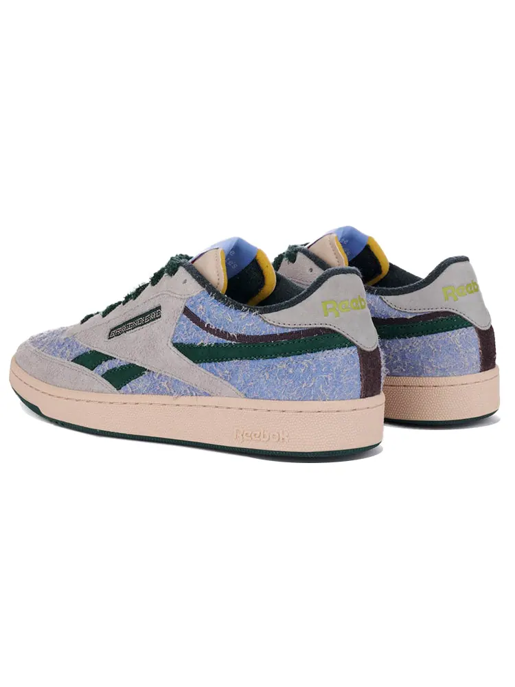 Кеды Reebok Brain Dead x Club C Revenge 'Ecru Dark Forest' — изображение 4 из 5, серый