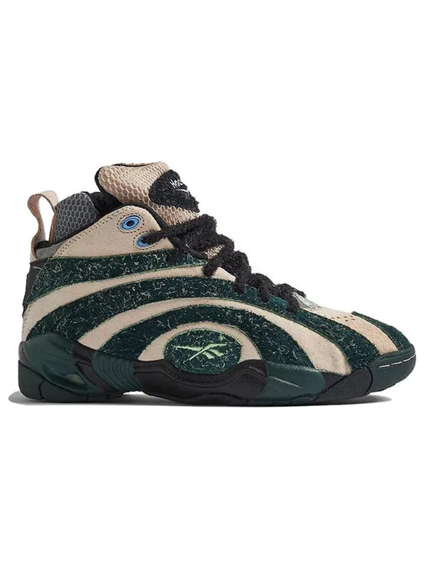 Кроссовки shaqnosis x brain dead 'dark forest' Reebok — изображение 2 из 4, черный/темный
