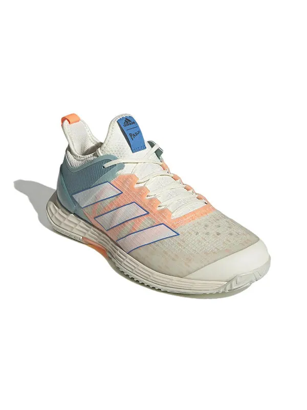 Кроссовки adizero ubersonic 4 'off white beam orange' Adidas — изображение 3 из 4, кремовый/синий