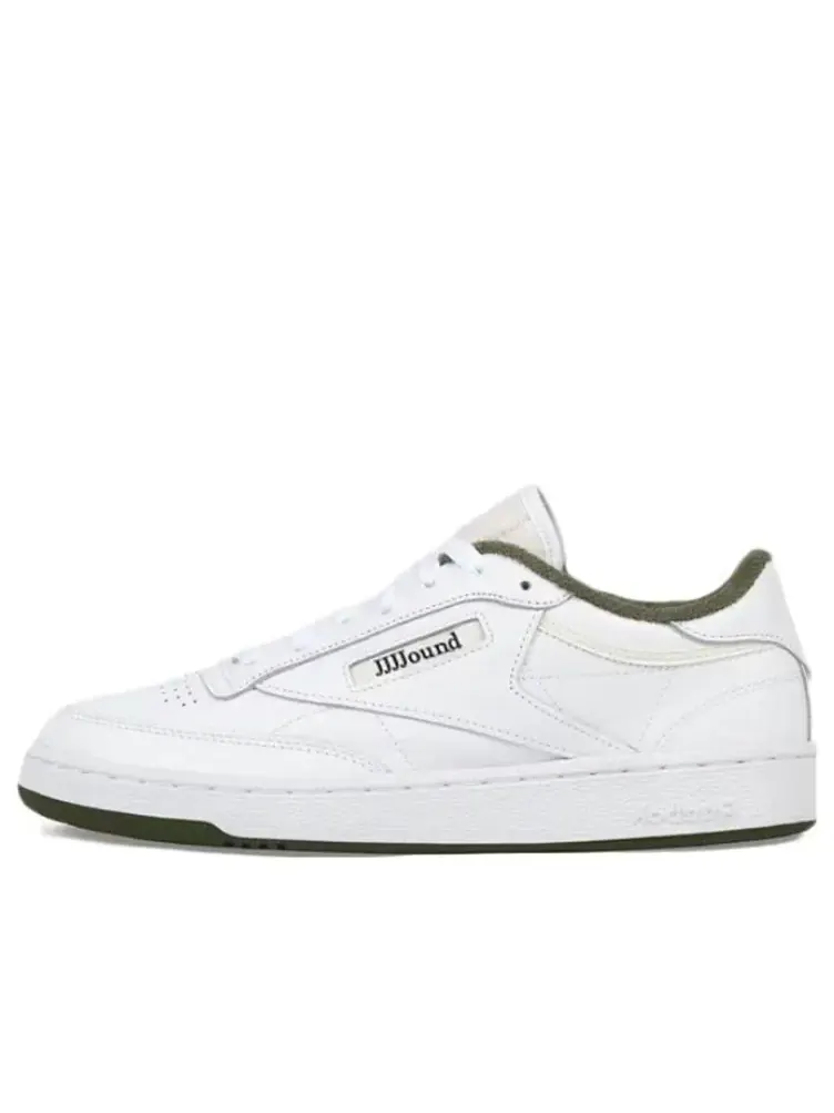 Кроссовки Reebok Club C 85 x JJJJound 'Olive' — изображение 1 из 5, белый