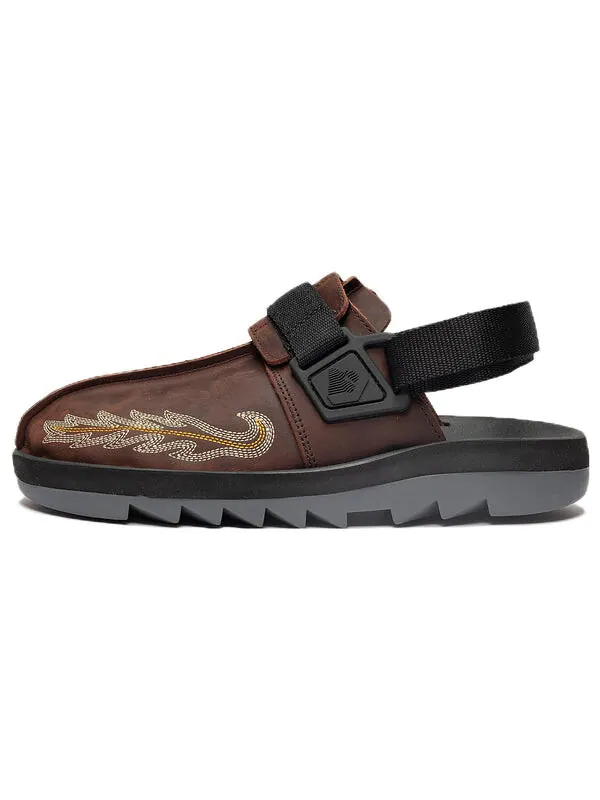 Тапочки mountain research x beatnik sandal 'brown' Reebok — изображение 2 из 4, коричневый