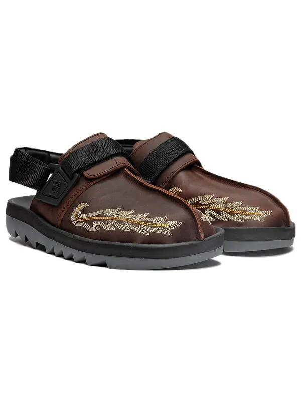 Тапочки mountain research x beatnik sandal 'brown' Reebok — изображение 4 из 4, коричневый