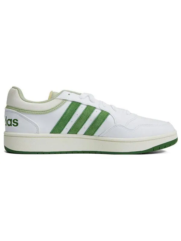 Кроссовки neo hoops 3.0 Adidas — изображение 2 из 4, белый/зеленый