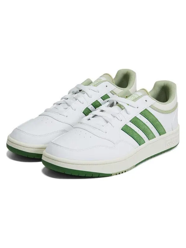 Кроссовки neo hoops 3.0 Adidas — изображение 3 из 4, белый/зеленый