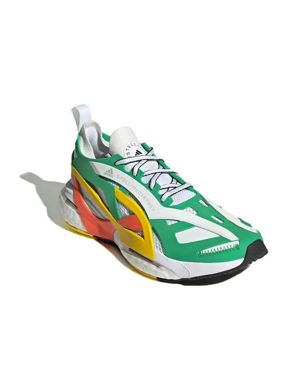 Кроссовки (WMNS) adidas Stella McCartney x Solar Glide 'Green Impact Orange' — изображение 3 из 4, зеленый/белый