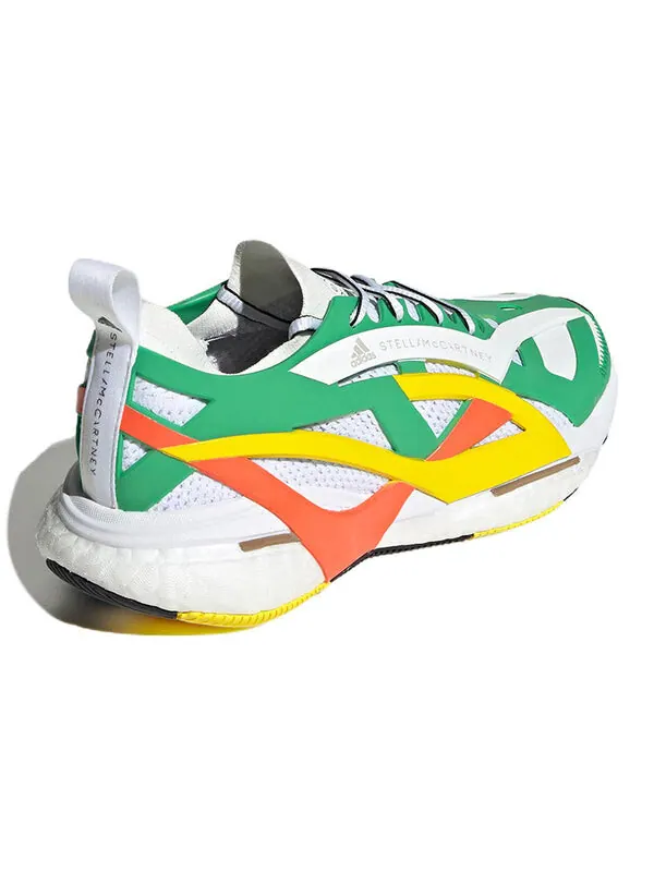 Кроссовки (WMNS) adidas Stella McCartney x Solar Glide 'Green Impact Orange' — изображение 4 из 4, зеленый/белый
