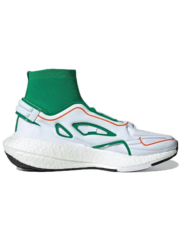 Кроссовки stella mccartney x ultraboost 22 Adidas — изображение 2 из 4, белый/зеленый/оранжевый