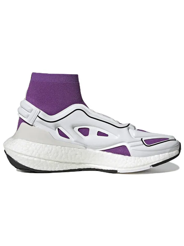 Кроссовки (WMNS) adidas Ultra Boost 22 x Stella Mccartney 'White Purple' — изображение 2 из 4, белый/фиолетовый