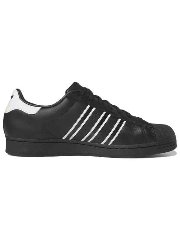 Кроссовки tennis superstar 'black white' Adidas — изображение 2 из 4, черный/белый