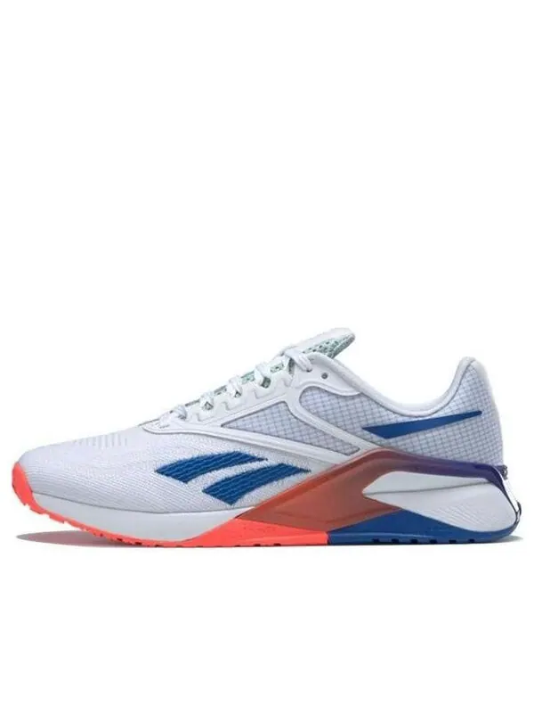 Кроссовки nano x2 'white vector blue gradient' Reebok — изображение 1 из 4, белый/синий/оранжевый