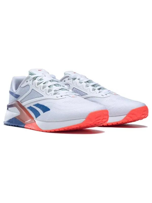 Кроссовки nano x2 'white vector blue gradient' Reebok — изображение 3 из 4, белый/синий/оранжевый