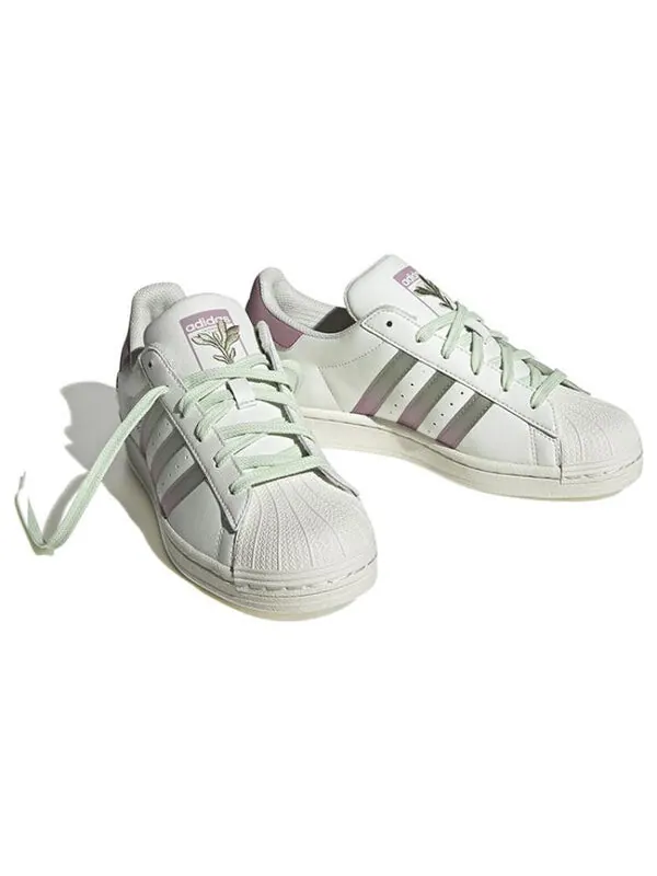 Кроссовки суперзвезда обувь Adidas — изображение 3 из 4, белый/металлик