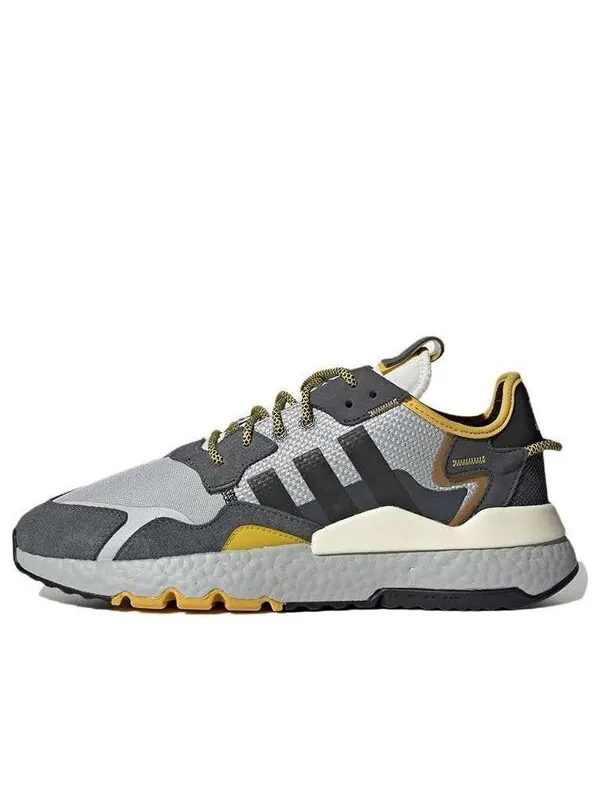 Кроссовки оригинальные nite jogger Adidas — изображение 1 из 4, черный/желтый
