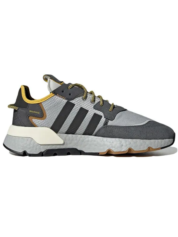 Кроссовки оригинальные nite jogger Adidas — изображение 2 из 4, черный/желтый
