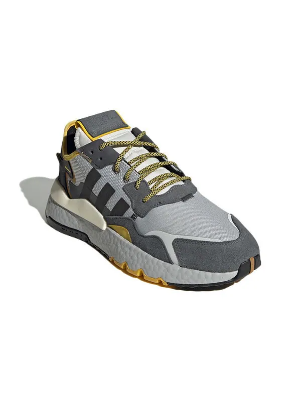 Кроссовки оригинальные nite jogger Adidas — изображение 3 из 4, черный/желтый
