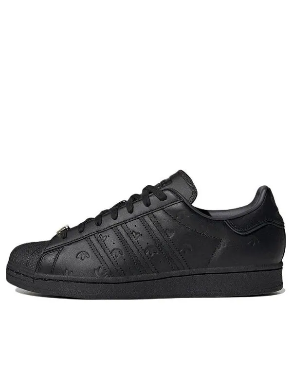Кроссовки суперзвезда Adidas — изображение 1 из 4, черный/черный