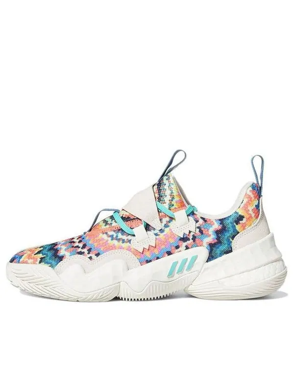 Кроссовки trae young 1 Adidas — изображение 1 из 4, синий/оранжевый