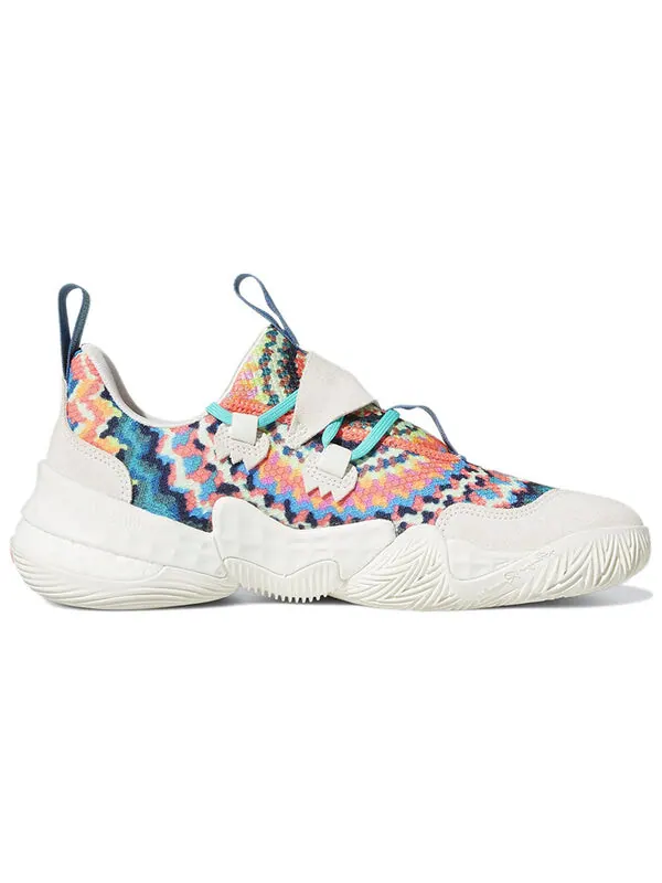 Кроссовки trae young 1 Adidas — изображение 2 из 4, синий/оранжевый
