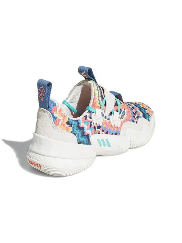Кроссовки trae young 1 Adidas — изображение 4 из 4, синий/оранжевый