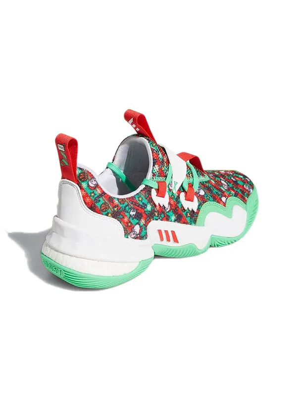 Кроссовки trae young 1 Adidas — изображение 4 из 4, зеленый/красный