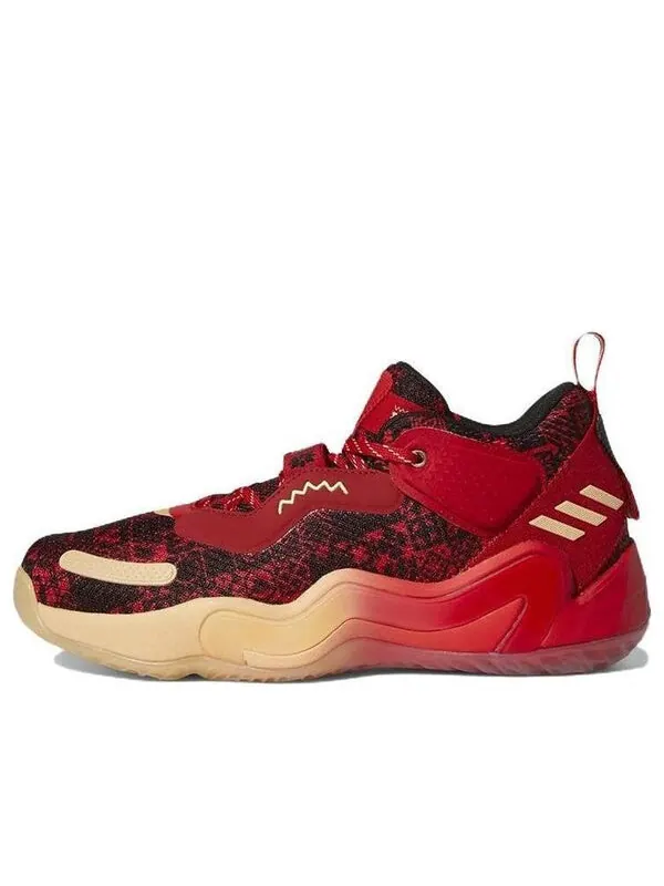 Кроссовки don выпуск #3 gca Adidas — изображение 1 из 4, красный