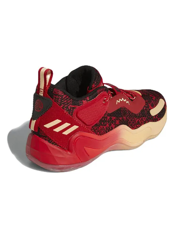 Кроссовки don выпуск #3 gca Adidas — изображение 4 из 4, красный