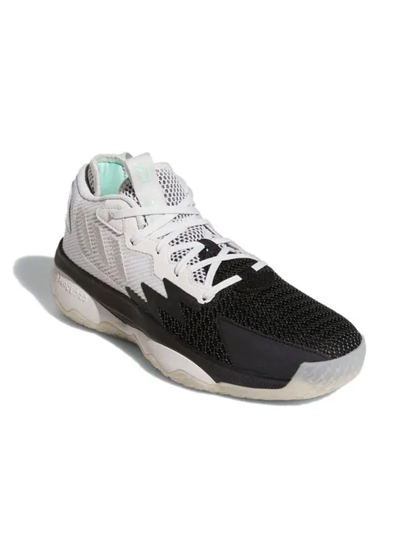 Кроссовки dame 8 'dash grey' Adidas — изображение 3 из 4, белый/черный