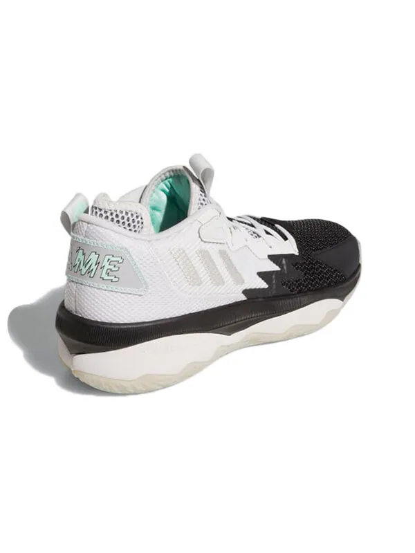 Кроссовки dame 8 'dash grey' Adidas — изображение 4 из 4, белый/черный