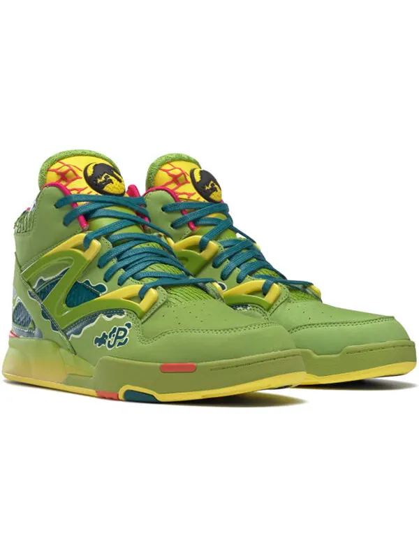 Кроссовки jurassic park x pump omni zone 2 'dilophosaurus' Reebok — изображение 3 из 4, зеленый