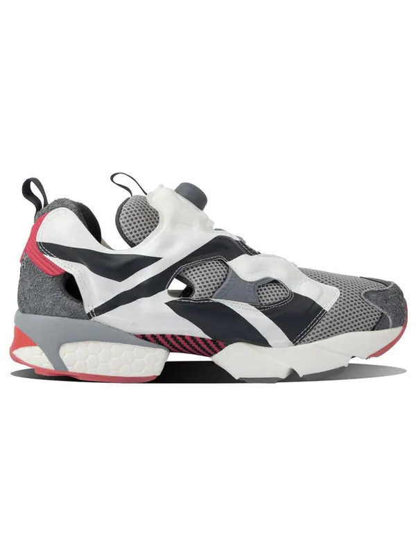 Кроссовки staple x deal x instapump fury og 'pure grey chalk' Reebok — изображение 2 из 4, серый/белый