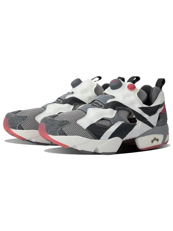 Кроссовки staple x deal x instapump fury og 'pure grey chalk' Reebok — изображение 3 из 4, серый/белый