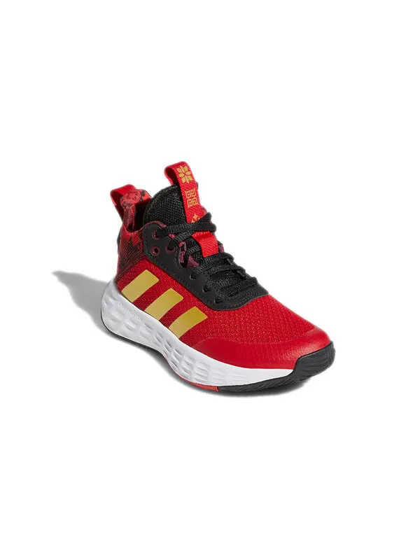 Кроссовки adidas Ownthegame CNY 2.0 K 'Red Gold' — изображение 3 из 4, красный/золотистый