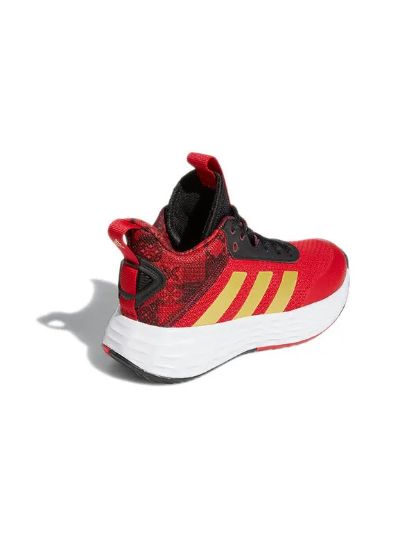 Кроссовки adidas Ownthegame CNY 2.0 K 'Red Gold' — изображение 4 из 4, красный/золотистый