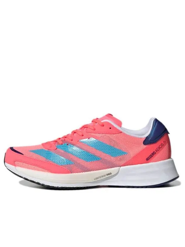 Кроссовки adizero adios 6 Adidas — изображение 1 из 4, розовый/синий/белый
