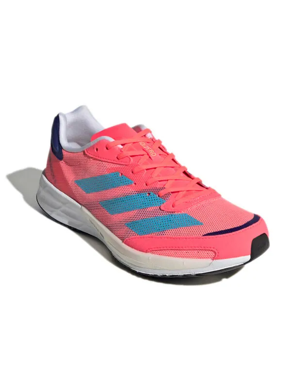 Кроссовки adizero adios 6 Adidas — изображение 3 из 4, розовый/синий/белый